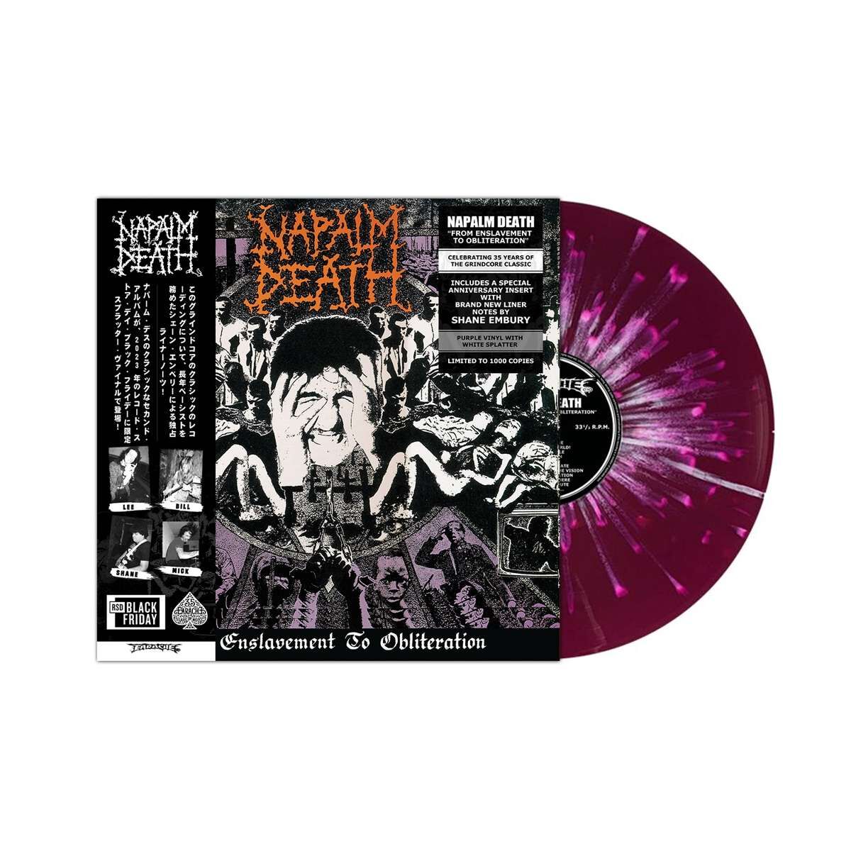 Napalm Death From enslavement to obliteration LP multicolor