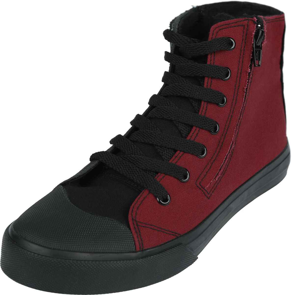 Sneaker high   schwarz/grau/rot RED by EMP von RED by EMP