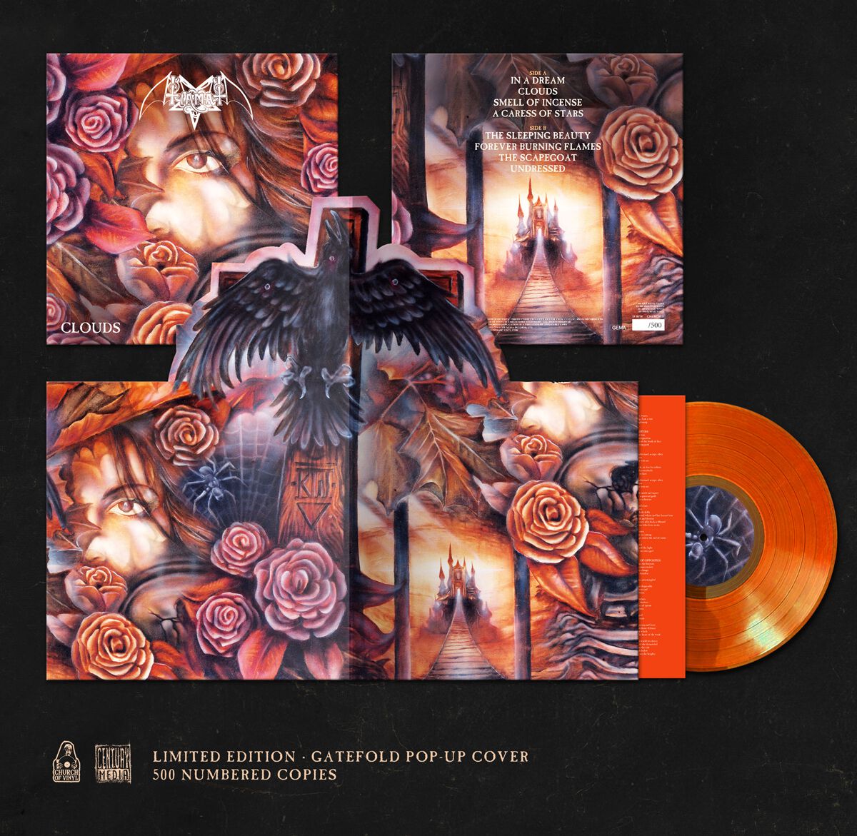 Clouds von Tiamat - LP (Coloured, Limited Edition, Re-Release)
