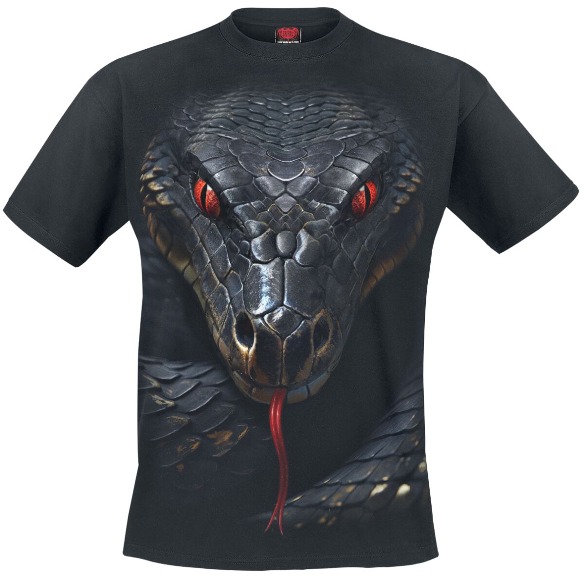 Spiral Basilisk T-Shirt schwarz in XL