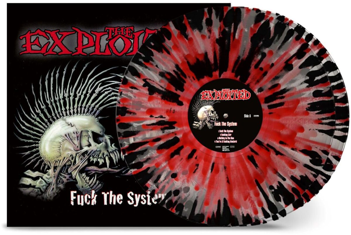 The Exploited Fuck The System LP multicolor