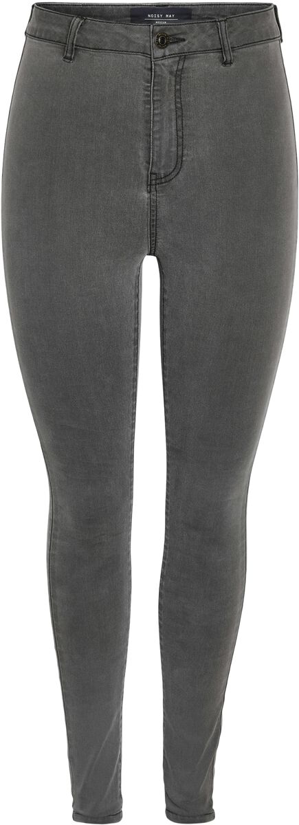 Image of Jeans di Noisy May - NMElla Super HW Jeans - W26L30 a W34L32 - Donna - grigio