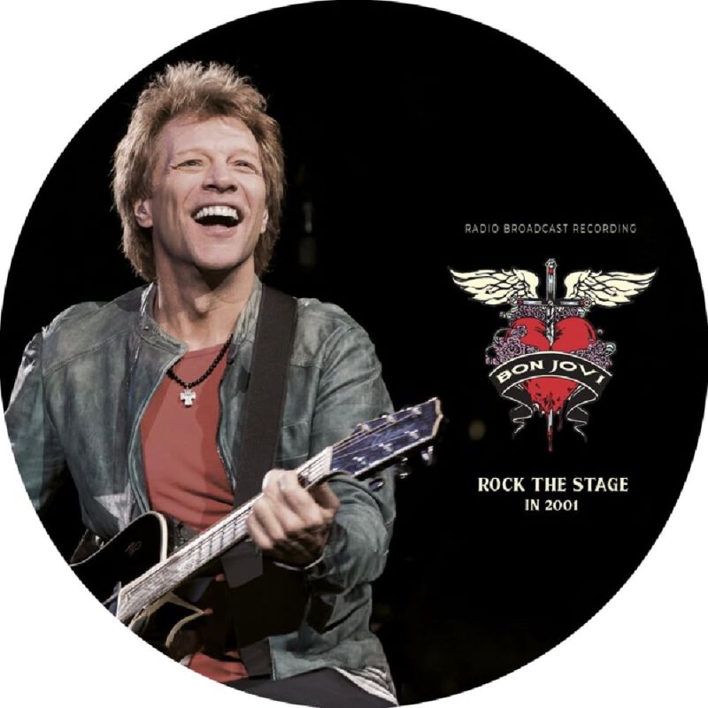 Bon Jovi Rock the stage in 2001 Single multicolor