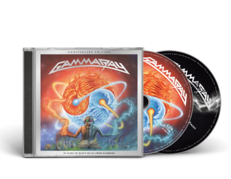 Insanity and genius (Anniversary Edition) von Gamma Ray - 2-CD (Jewelcase, Re-Release)