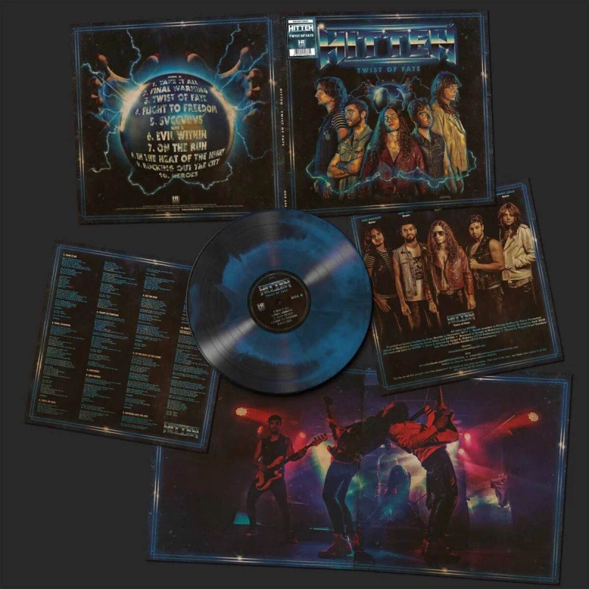 Twist Of Fate von Hitten - LP (Coloured, Limited Edition, Re-Issue)