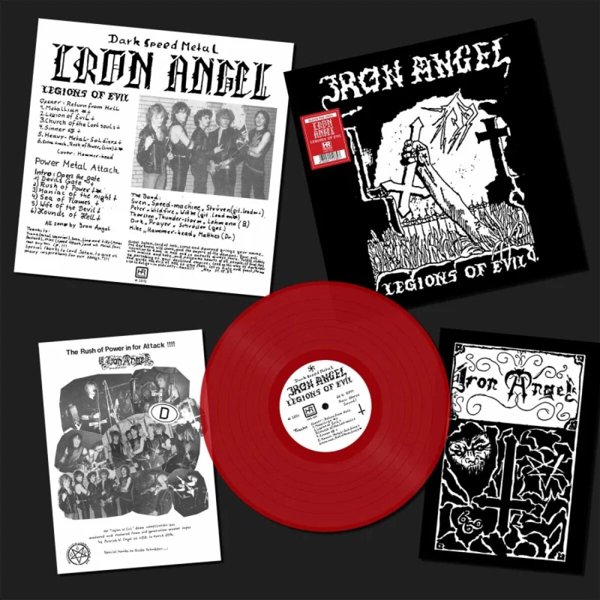 Legions Of Evil von Iron Angel - LP (Coloured, Limited Edition, Standard)