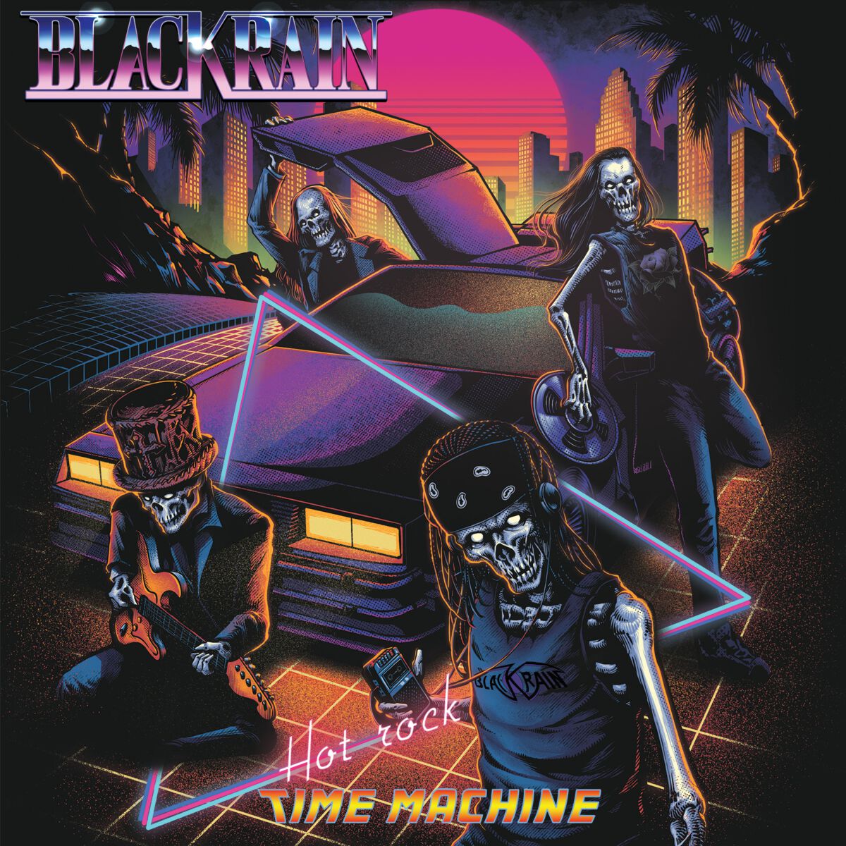 Blackrain Hot Rock Time Machine CD multicolor