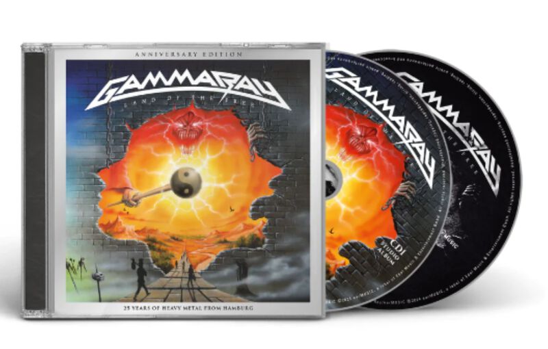 Levně Gamma Ray Land of the free(Anniversary Edition) 2-CD standard