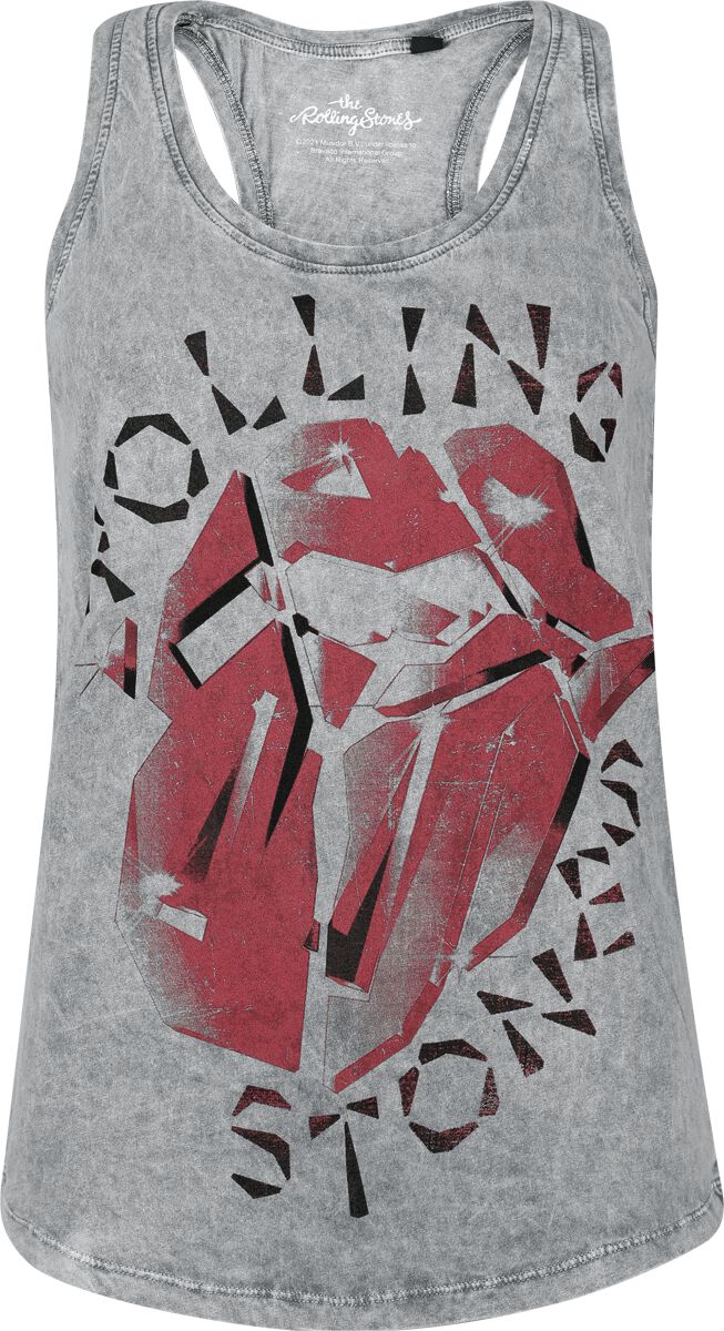 Top  de The Rolling Stones - Hackney diamonds - S - XXL - pour Femme - gris