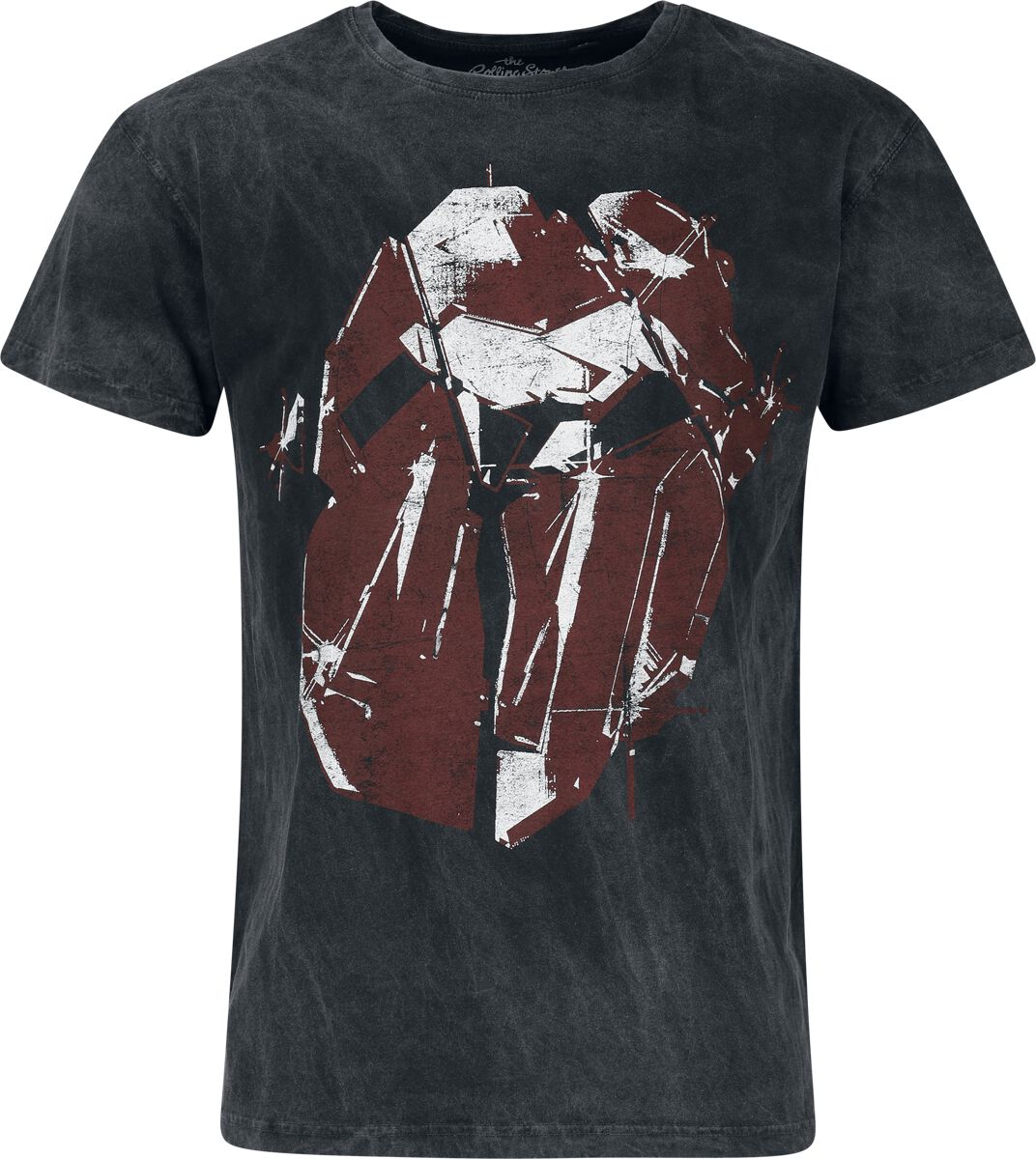 T-Shirt Manches courtes  de The Rolling Stones - Hackney Diamonds Tongue - S - 4XL - pour Homme - anthracite