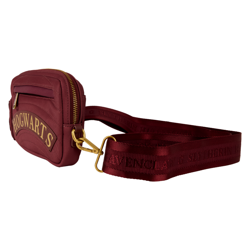 Harry Potter  Handbag - Loungefly - Hogwarts Sling Bag - burgundy