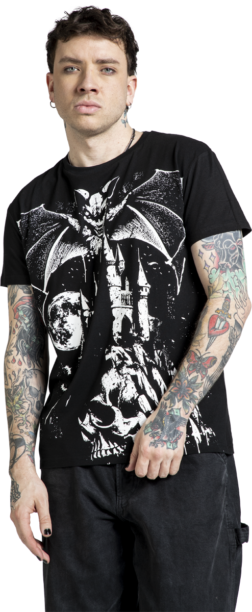 Thumbnail - Gothicana by EMP  T-Shirt schwarz in XXL