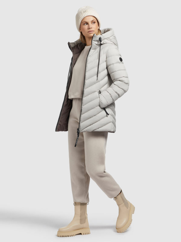 Khujo  Winter Coat - TCHIN MATT - for Women - grey