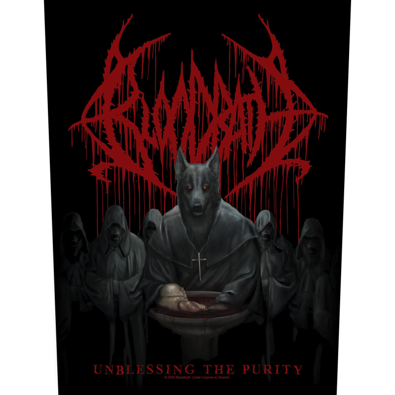 Bloodbath  Back Patch - Unblessing the purity - multicolour