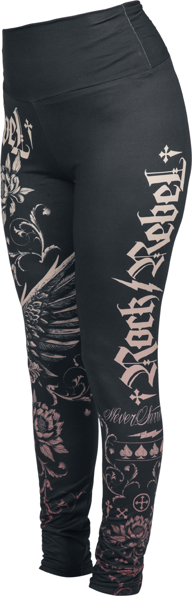 Thumbnail - Rock Rebel by EMP Skulls & Details Leggings schwarz in S
