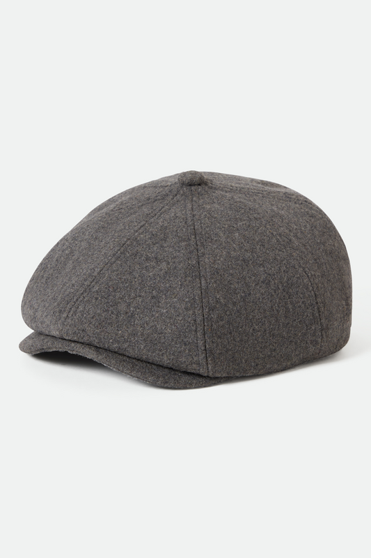 Brixton  Beanie - Brood Flannel Snap Cap - grey