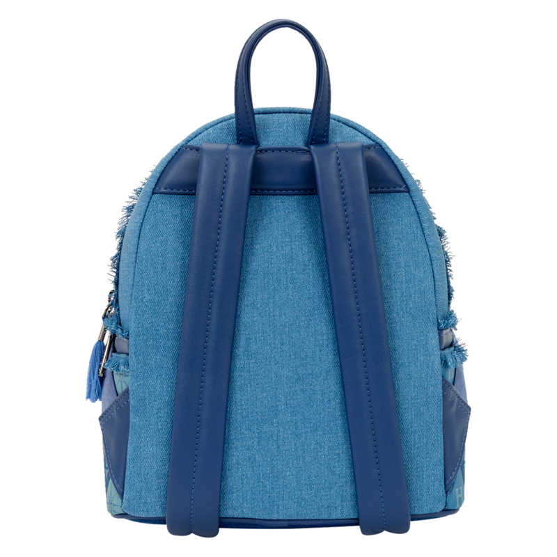 0671803559691 - Loungefly - Hogwarts Denim Mini-Rucksack dunkelblau