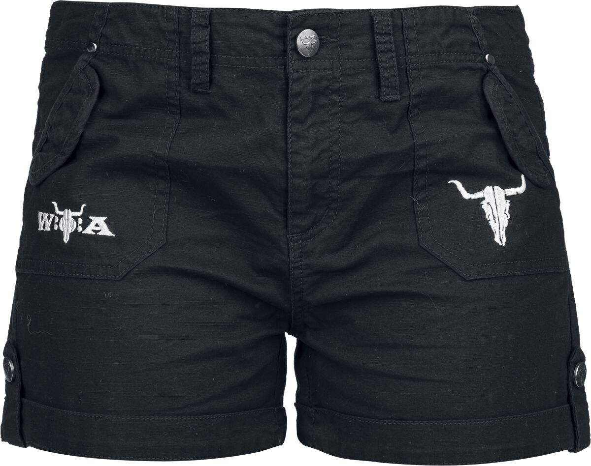 Wacken Open Air Hotpants - Wacken - S tot XXL - voor Vrouwen - zwart