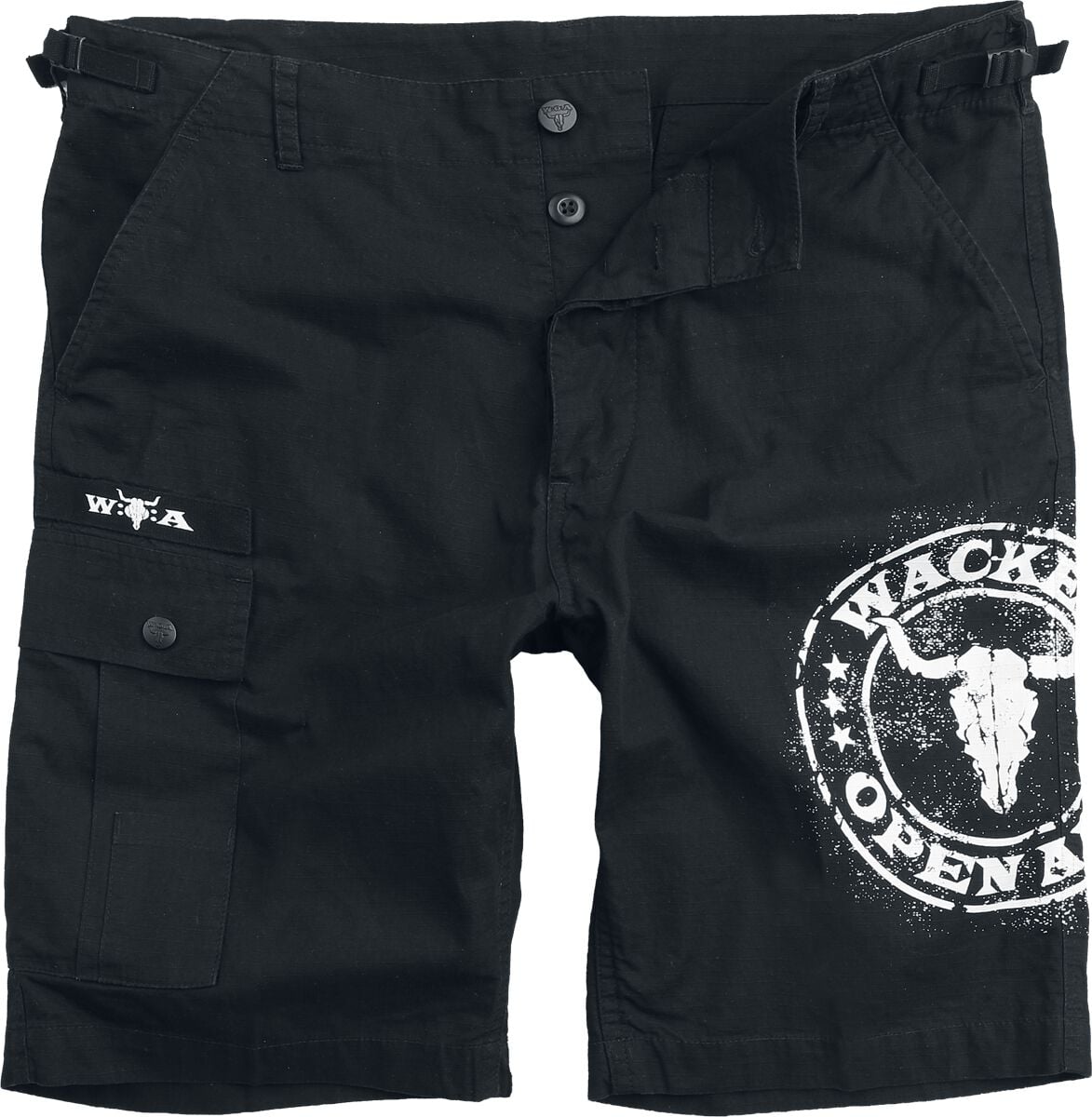 Wacken Open Air Shorts - Wacken - S tot 3XL - voor Mannen - zwart