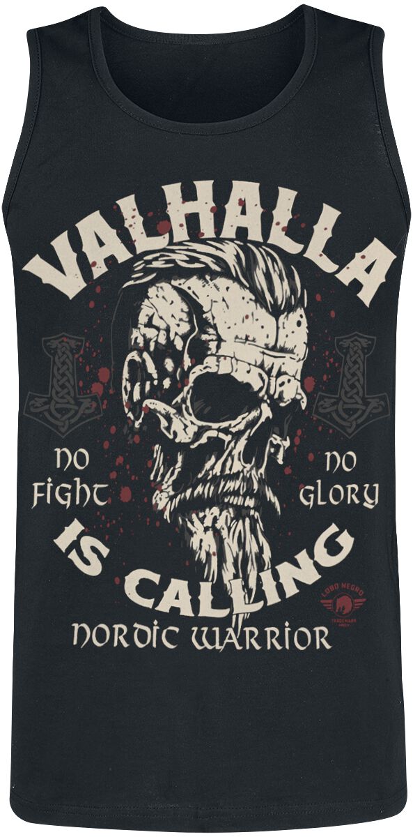 Tank-Top - Valhalla is calling Tank Top - S - für Männer - Größe S - schwarz - Männer - male
