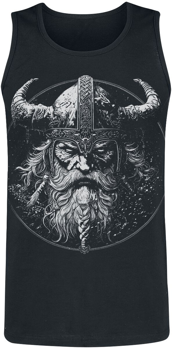Tank-Top - Viking King - S bis 4XL - für Männer - Größe XXL - schwarz - Männer - male