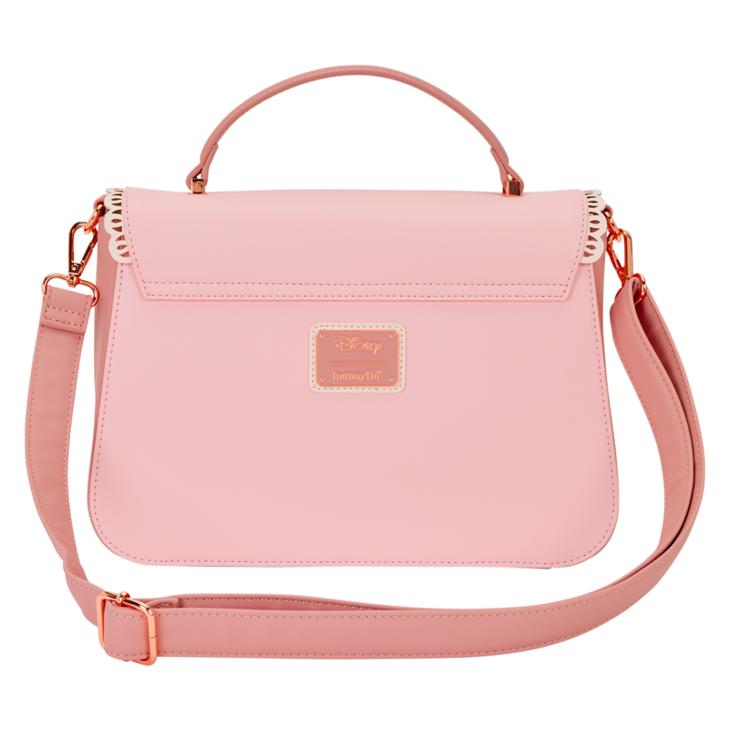 0671803563544 - Loungefly - Stained Glass Princesses Handtasche rosa weiß