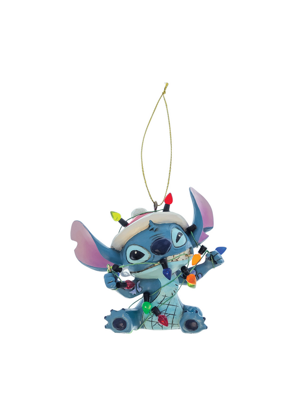 Lilo & Stitch Disney Baubles - Stitch wrapped in Christmas Lights christmas tree pendant - multicolour