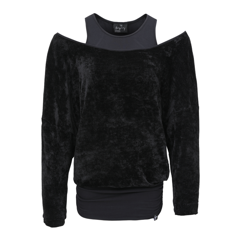 Forplay  Long-sleeve Shirt - Bella - for Women - purple-black