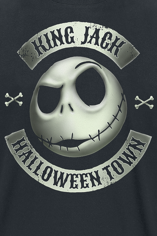 Thumbnail - The Nightmare Before Christmas Jack - Glow T-Shirt schwarz in L
