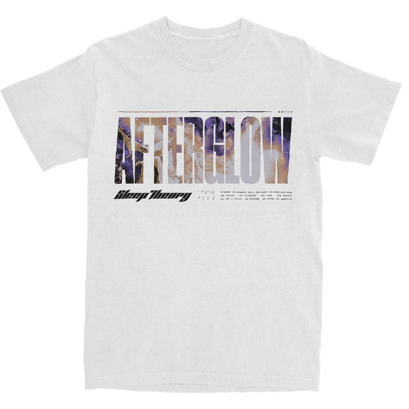 Sleep Theory  T-Shirt - Afterglow Tracklist - for Men - white