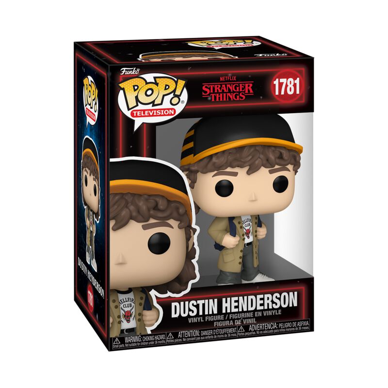 0889698757515 - Season 5 - Dustin Henderson Vinyl Figur 1781 Funko Pop! multicolor