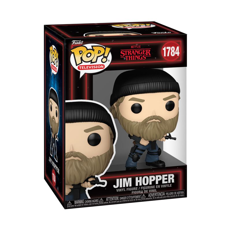 0889698757546 - Season 5 - Jim Hopper Vinyl Figur 1784 Funko Pop! multicolor