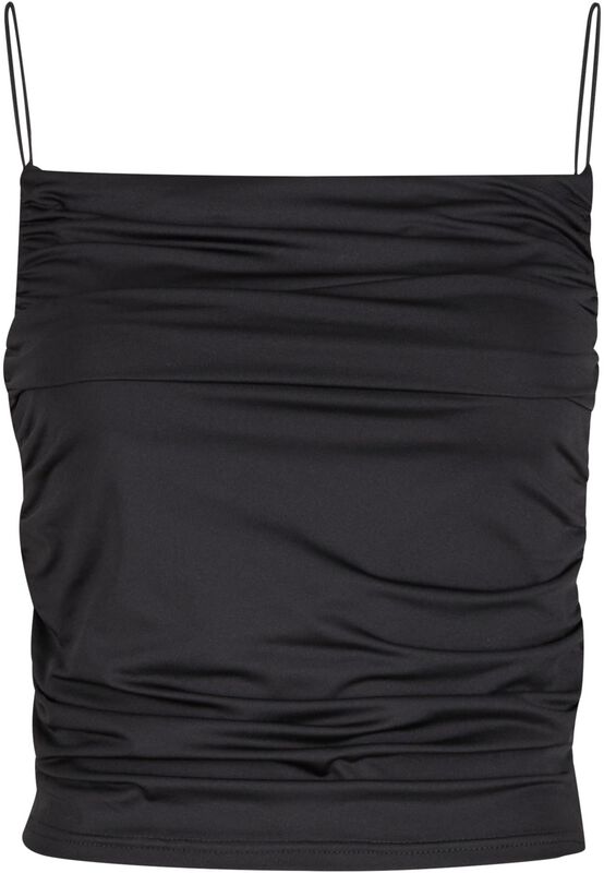 Urban Classics  Top - Ladies' Waterfall Jersey Top - for Women - black