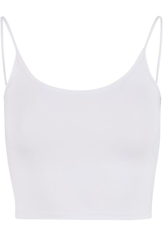 Urban Classics  Top - Ladies' Basic Top - for Women - white
