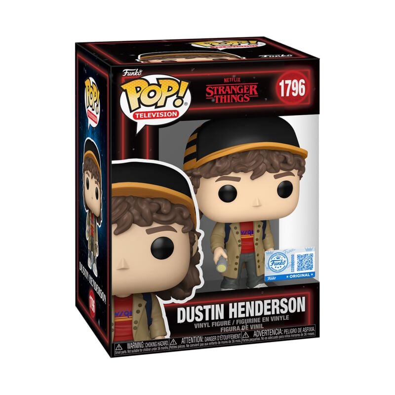 0889698889599 - Season 5 - Dustin Vinyl Figur Funko Pop! multicolor