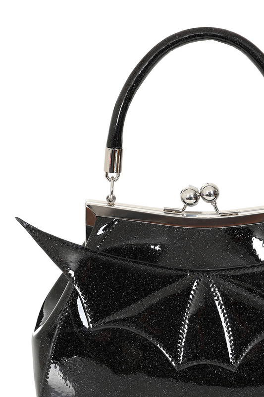 Thumbnail - Banned Retro Elvira Shimmer Handtasche schwarz