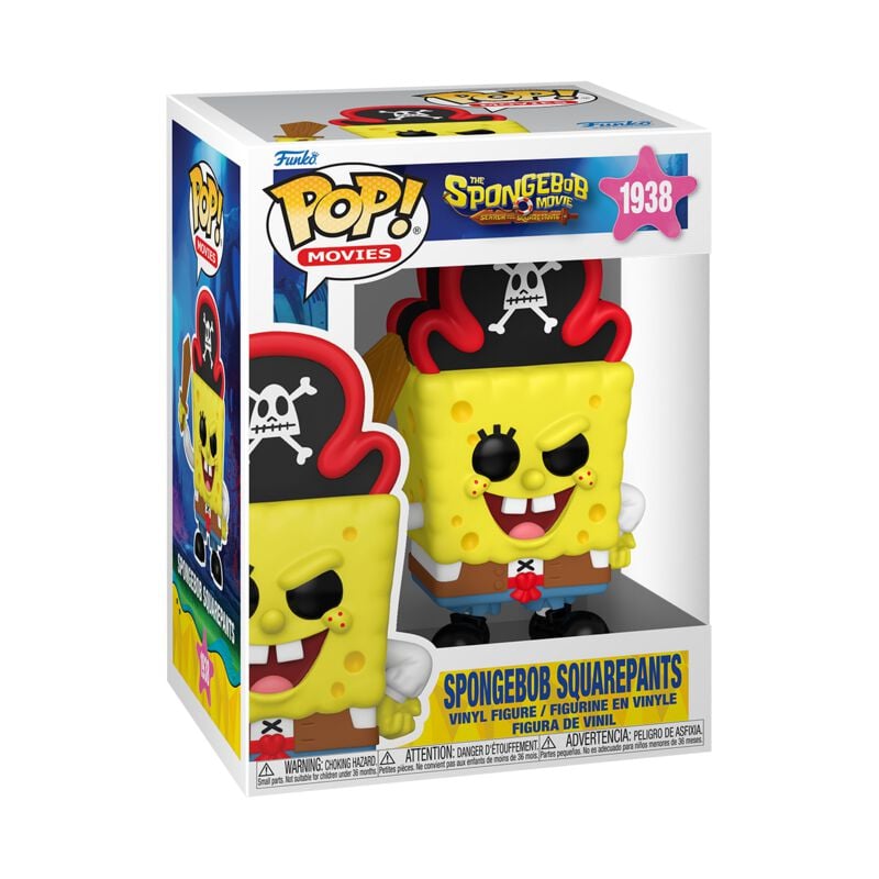0889698835909 - The Spongebob Movie - Spongebob Schwammkopf (Pop! Movies) Vinyl Figur 1938 Funko Pop! multicolor