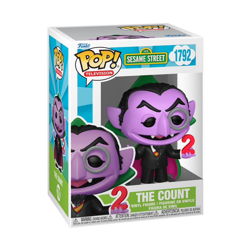Sesame Street  Funko Pop! - Sesame Street - The Count (Pop! Television) Vinyl Figurine 1792 -