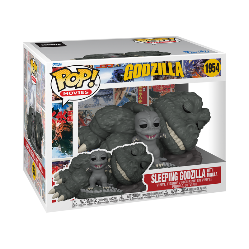 Godzilla  Funko Pop! - Sleeping Godzilla with Minilla - (Super Pop!) Vinyl Figurine 1954 -