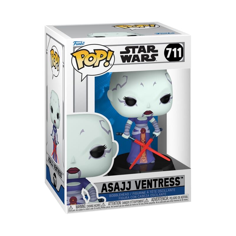 0889698773706 - Asajj Ventress Vinyl Figur 711 Funko Pop! multicolor