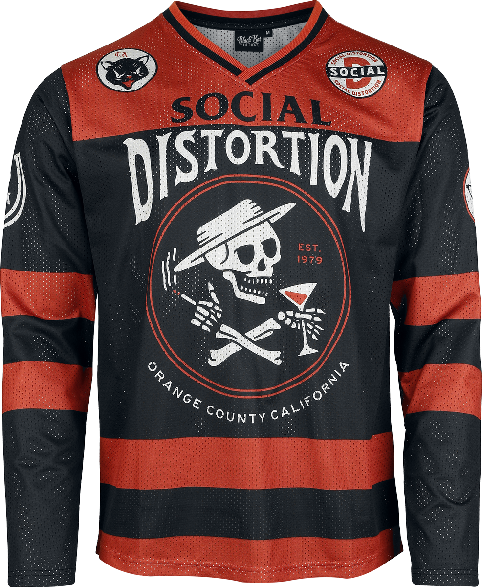 Jersey  av Social Distortion - Hockey Jersey - Herr - flerfärgad