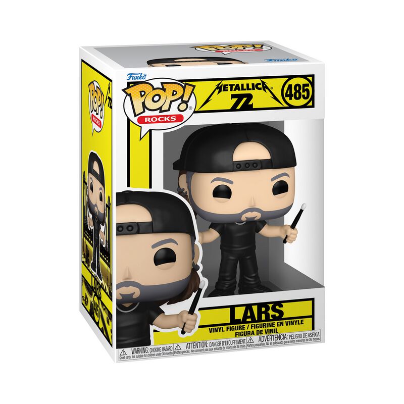 0889698870771 - Metallica Lars Vinyl Figur 485 Funko Pop! multicolor