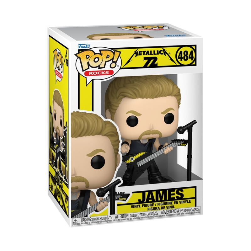 0889698870795 - Metallica James Vinyl Figur 484 Funko Pop! multicolor