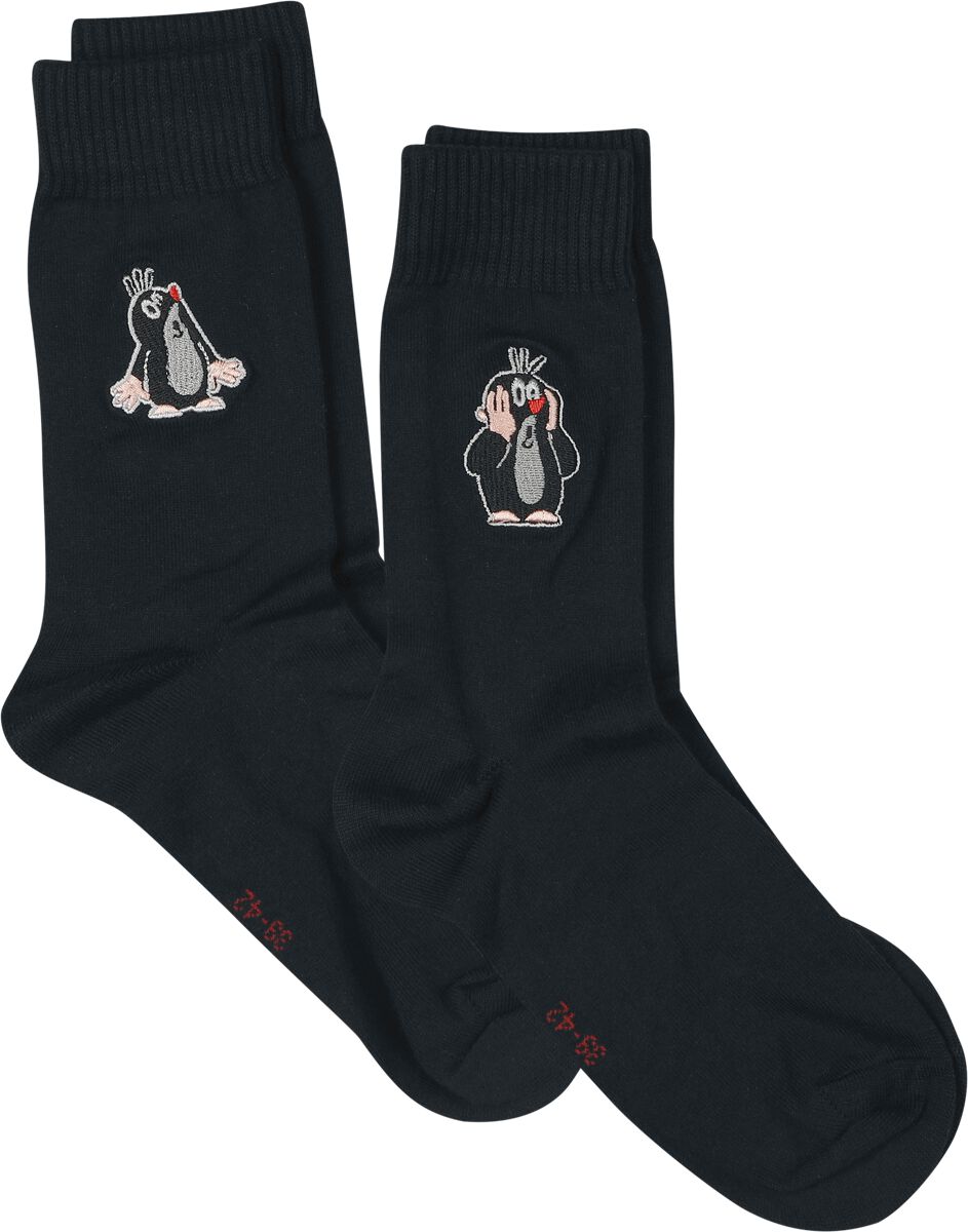 4250979876632 - - 2er Set Socken schwarz in EU 43-46