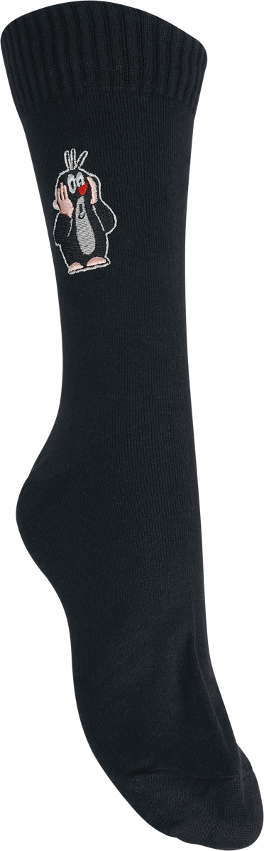 Thumbnail - Der kleine Maulwurf Der kleine Maulwurf - 2er Set Socken schwarz in EU 43-46
