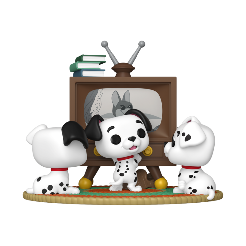 0889698902601 - Rolly Patch & Lucky with TV (Pop! Moment) Vinyl Figur 1664 Funko Pop! multicolor