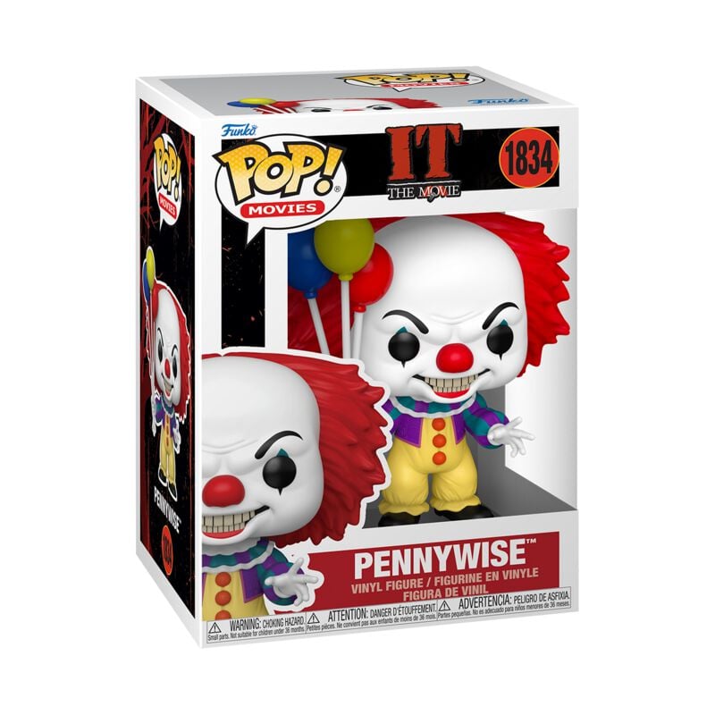 0889698883542 - Pennywise (1990) Vinyl Figur Funko Pop! multicolor