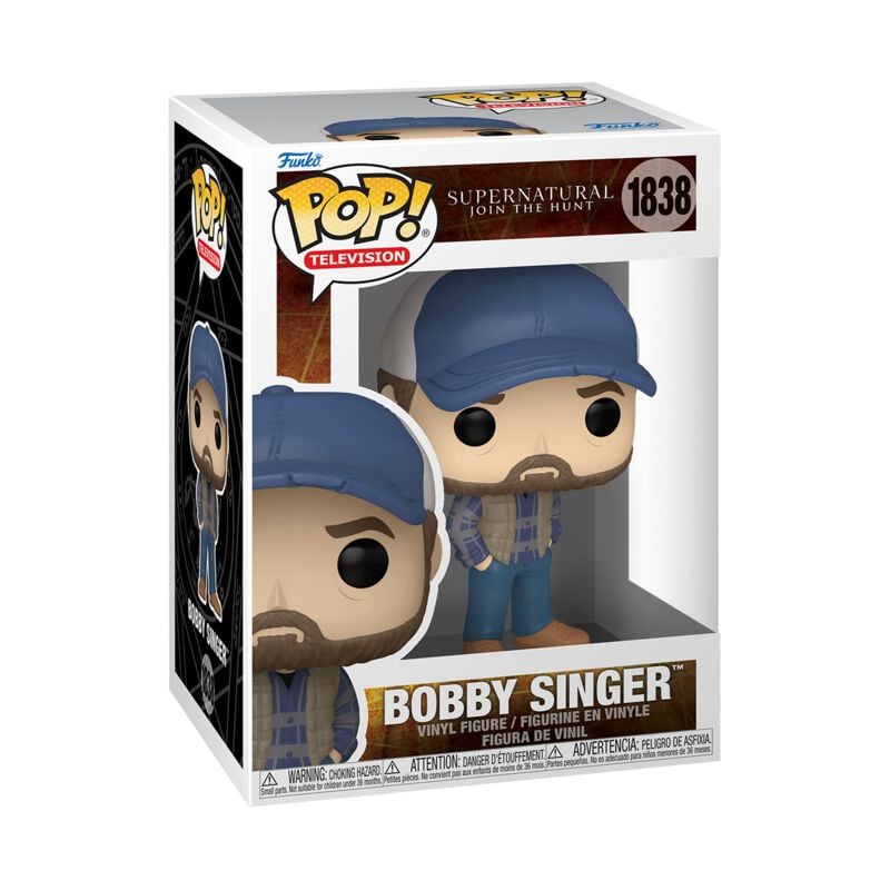 0889698902755 - Bobby Singer Vinyl Figur 1838 Funko Pop! multicolor