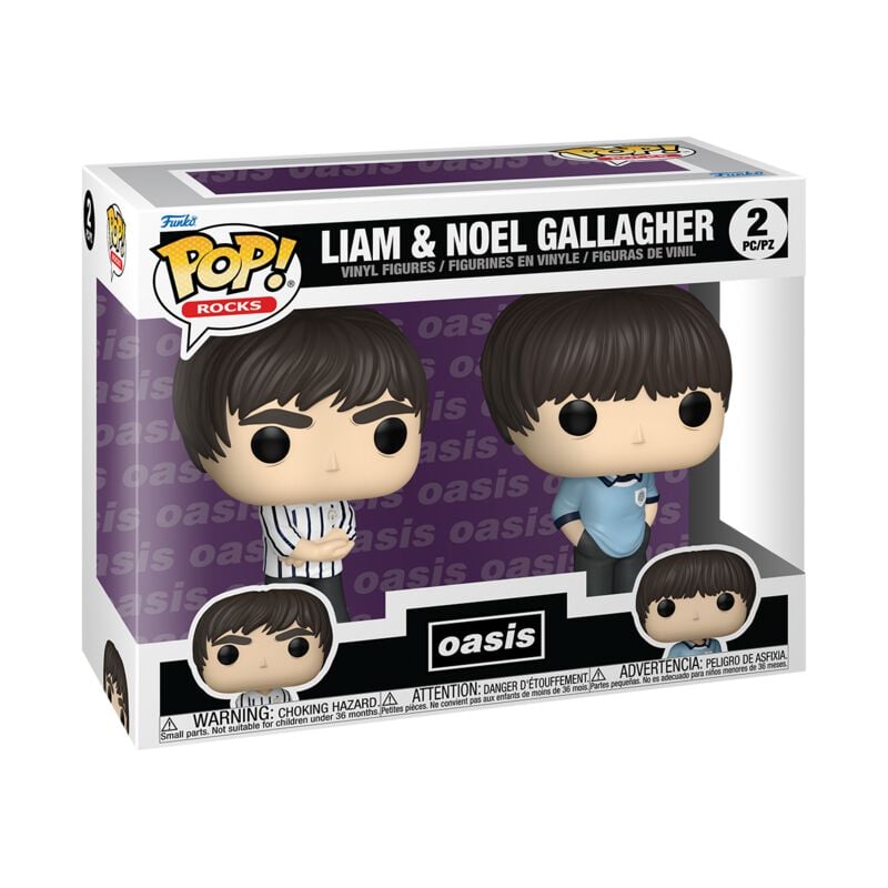 0889698893831 - Liam & Noel Gallagher Rocks! 2er Pack Vinyl Figur Funko Pop! multicolor
