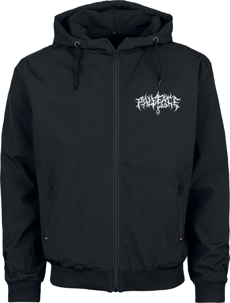 Vindjacka  av Paleface Swiss - Logo - Herr - svart